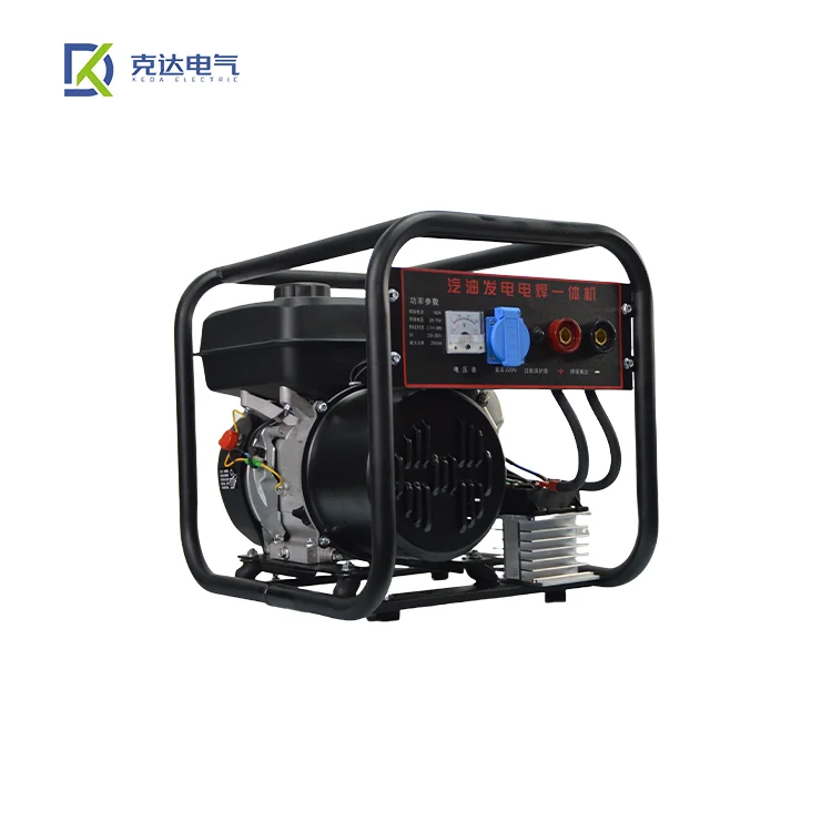 KDF-400A Manual Metal Arc Welder High Frequency Gasoline Power Generation Machine for Construction Industries