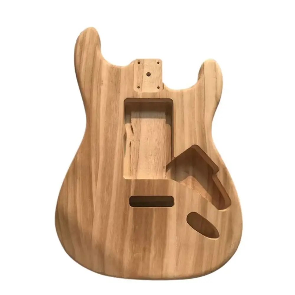 New Polished Guitar Barrel Body Wood Type Maple Electric Guitar Parts Durable Easy To Install Electric Guitar Bucket Material