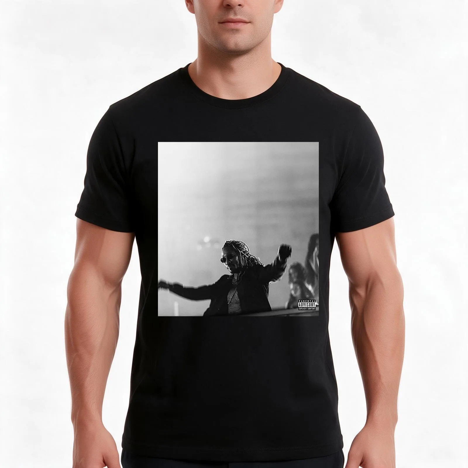 Future - T-shirt à manches longues, T-shirt décontracté d'été en coton, hauts streetwear oversize, imprimé graphique vintage, 100 % coton