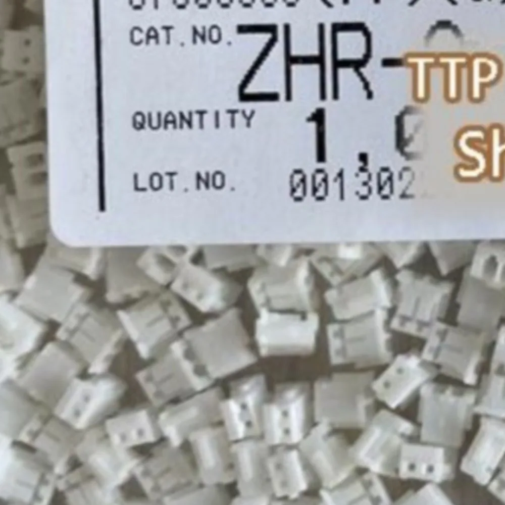 100pcs/lot Connector ZHR-2 2P  Plastic shell ZH  Leg width1.5MM 100% New and Origianl
