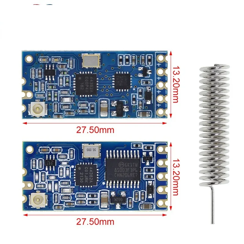 1/2/5pcs  433Mhz HC-12 SI4463/4438 Wireless Serial Port Module 1000m Replace Bluetooth NEW