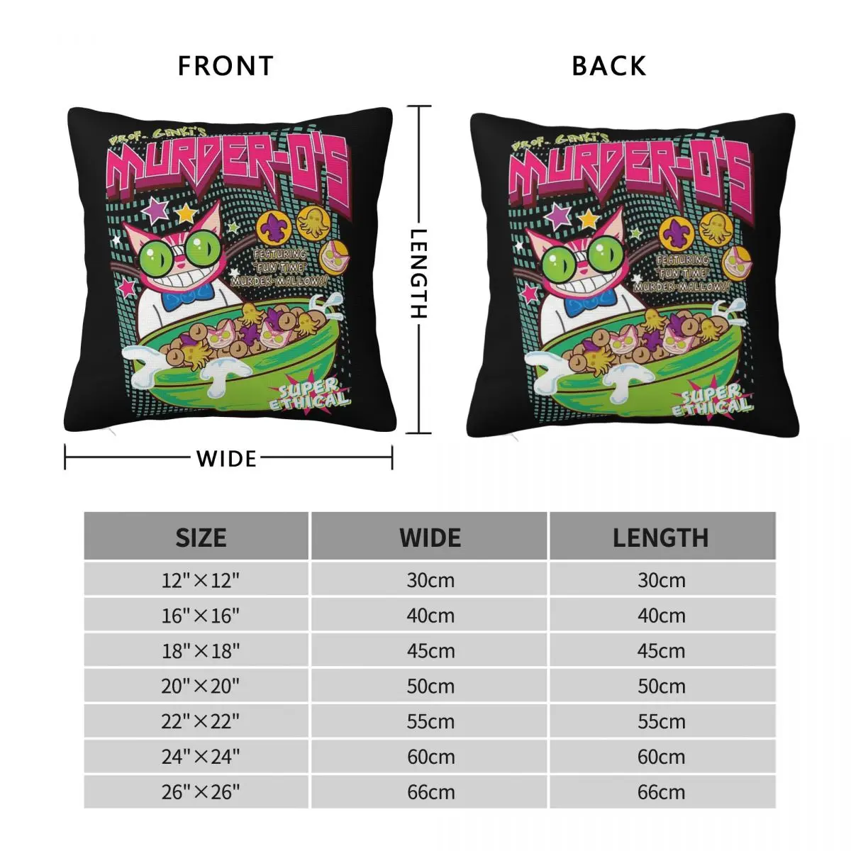 Saints Row Prof. Genki's Mind Over Murder Square Pillowcase Polyester Linen Velvet Creative Decor Throw Pillow Case Bed Cover