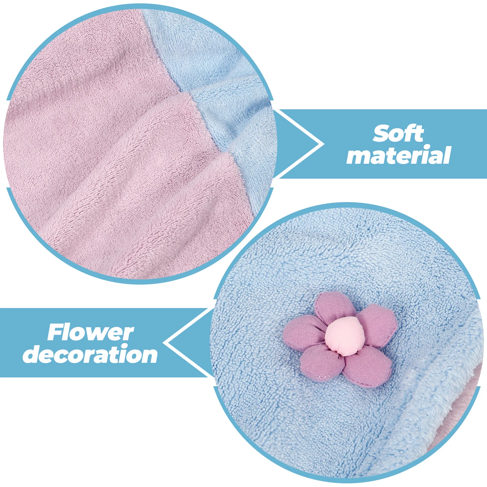 

Coral Fleece Bath Towel Wrap Women Soft Absorbent Cartoon Design Comfortable Bathrobe Shower Beach Spa Wrap Towel