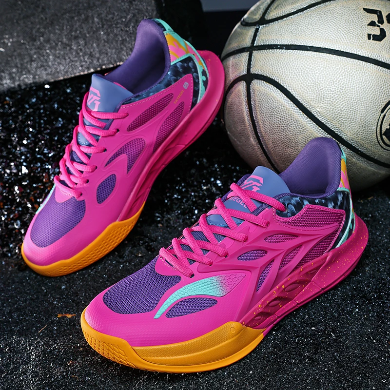 

Men's low-top basketball shoes 2025 new professional training, practical, wear-resistant, shock-absorbing and floor-grabbing spo