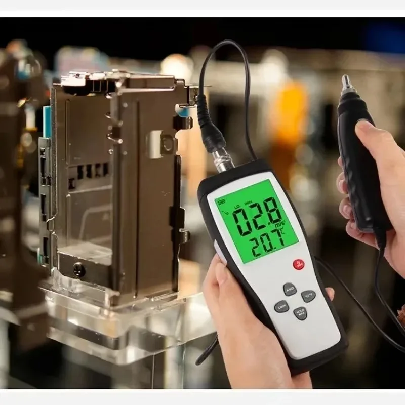 Digital Vibration Meter Vibrometer Handheld  Tester with Acceleration Velocity Measurement