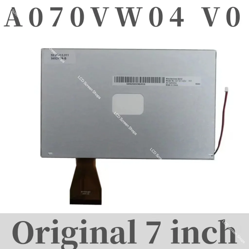 A070VW04 V0 Tela LCD, original, novo, 60Pin