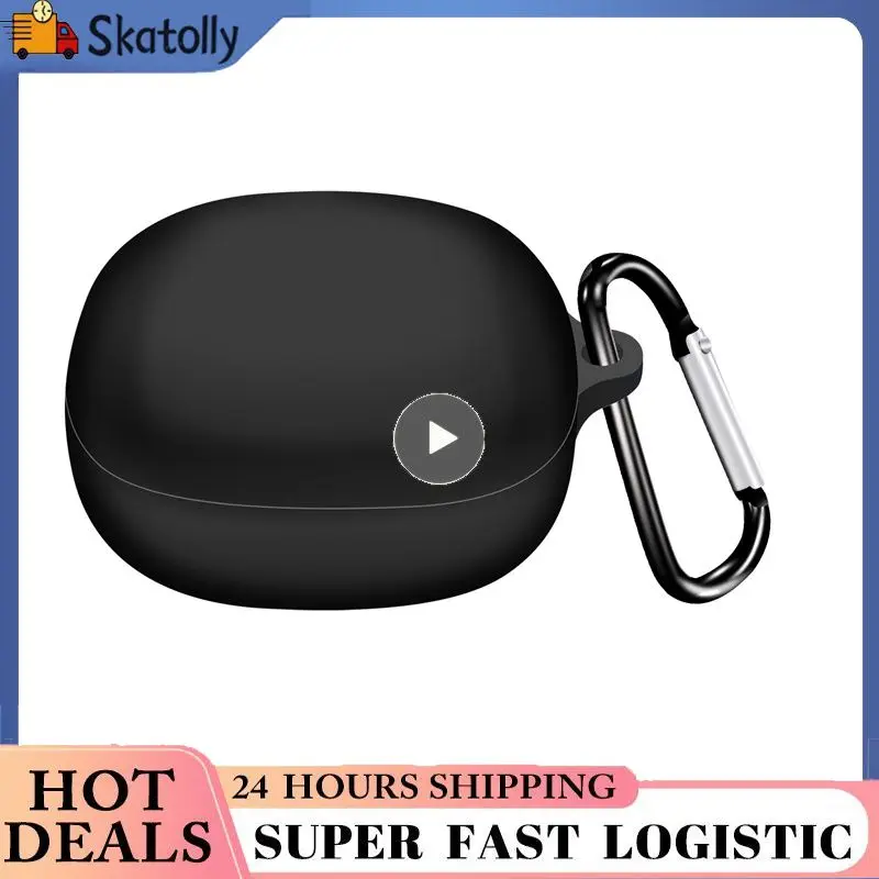 Силиконовый чехол для наушников 1MORE ComfoBuds 2 Чехол TWS, защита для гарнитуры, аксессуары для наушников ComfoBuds 2, чехол с крючком Силиконовый чехол для наушников 1MORE ComfoBuds 2 Чехол TWS, защита для гарнитуры, аксессуары для наушников ComfoBuds 2, чехол с крючком