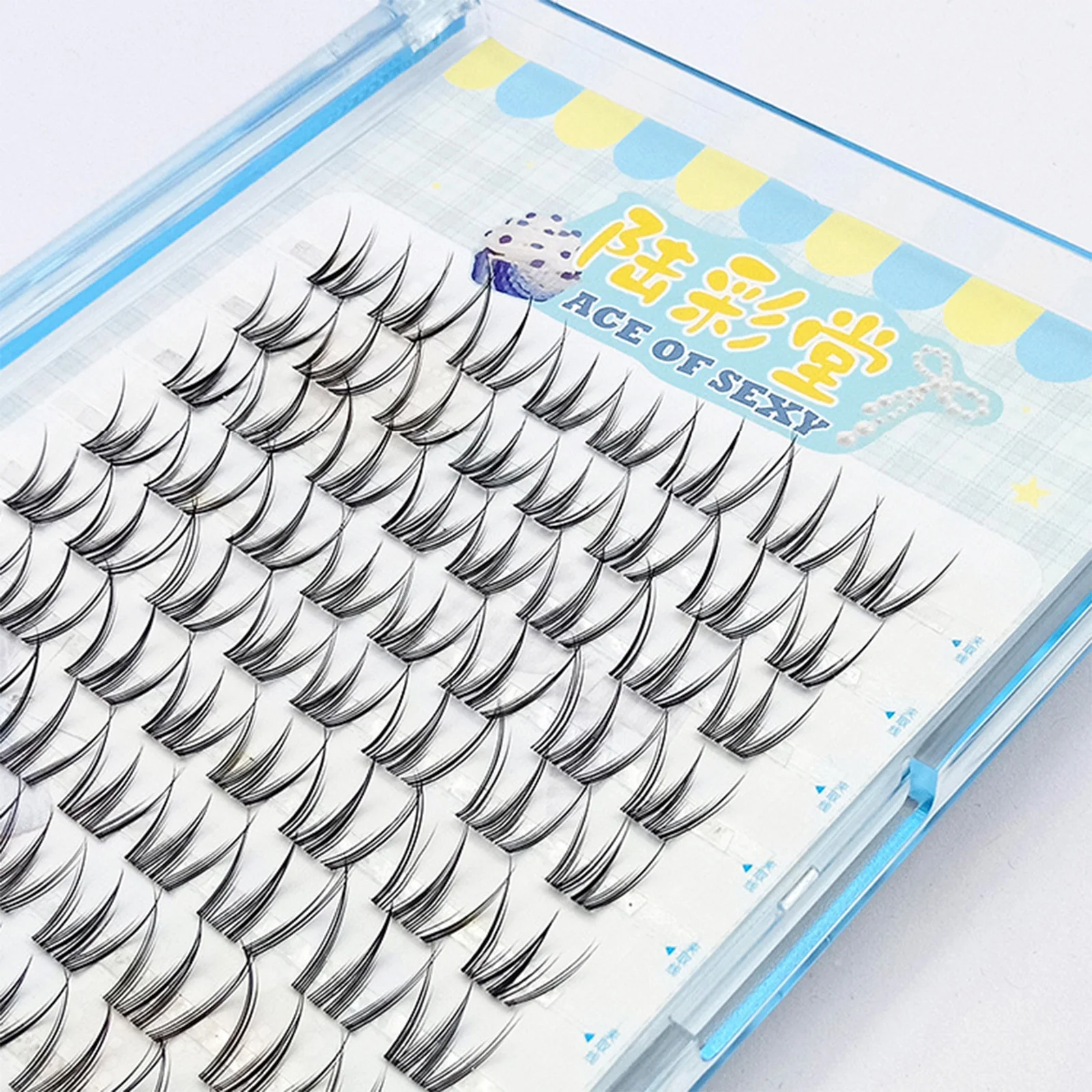 ウィスピーつけまつげ 10列 ナチュラルな見た目 ソフトでふ - Eyelash Extension Wispy Look のレビューと価格