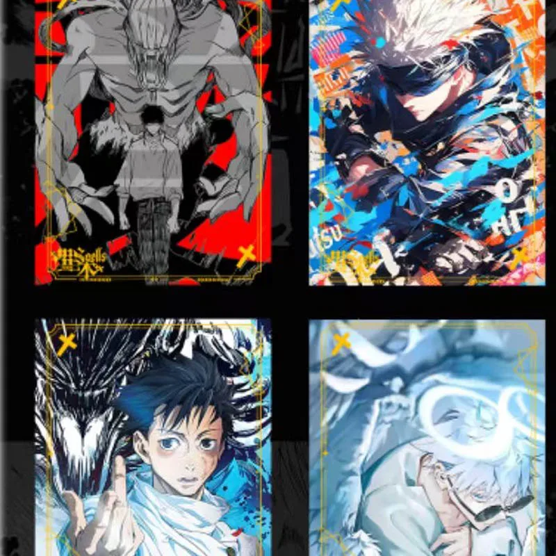 Wholesales Jujutsu Kaisen Collection Ruika A5 Art Board Hot Stamping Wave4 Playing Anime Games Trading