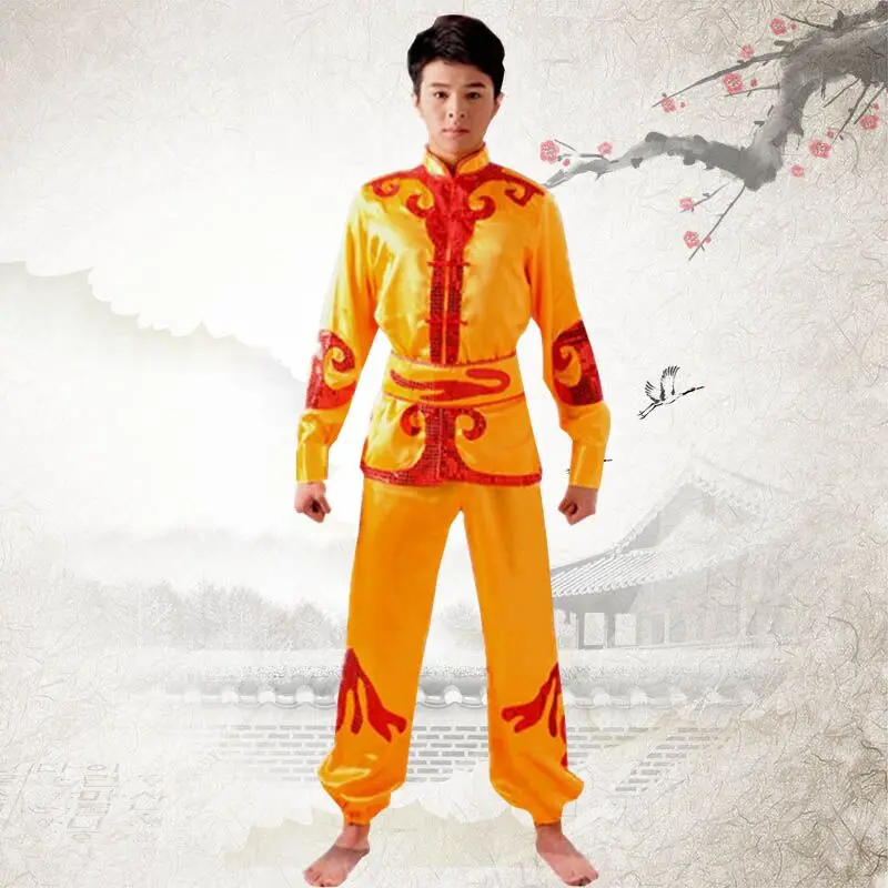 Street Dance Dragon Dance Dance Costume Drum Stage Costume Adult Male And Female Martial Arts Performance Costume