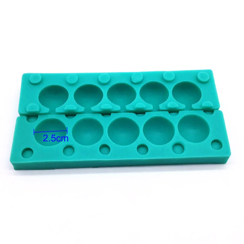 2 Pcs/set Space Lollipop Shape Silicone Fondant Cake Decorating Tools, 100% Food-Grade Baking Molds, Silicone Soap Molds