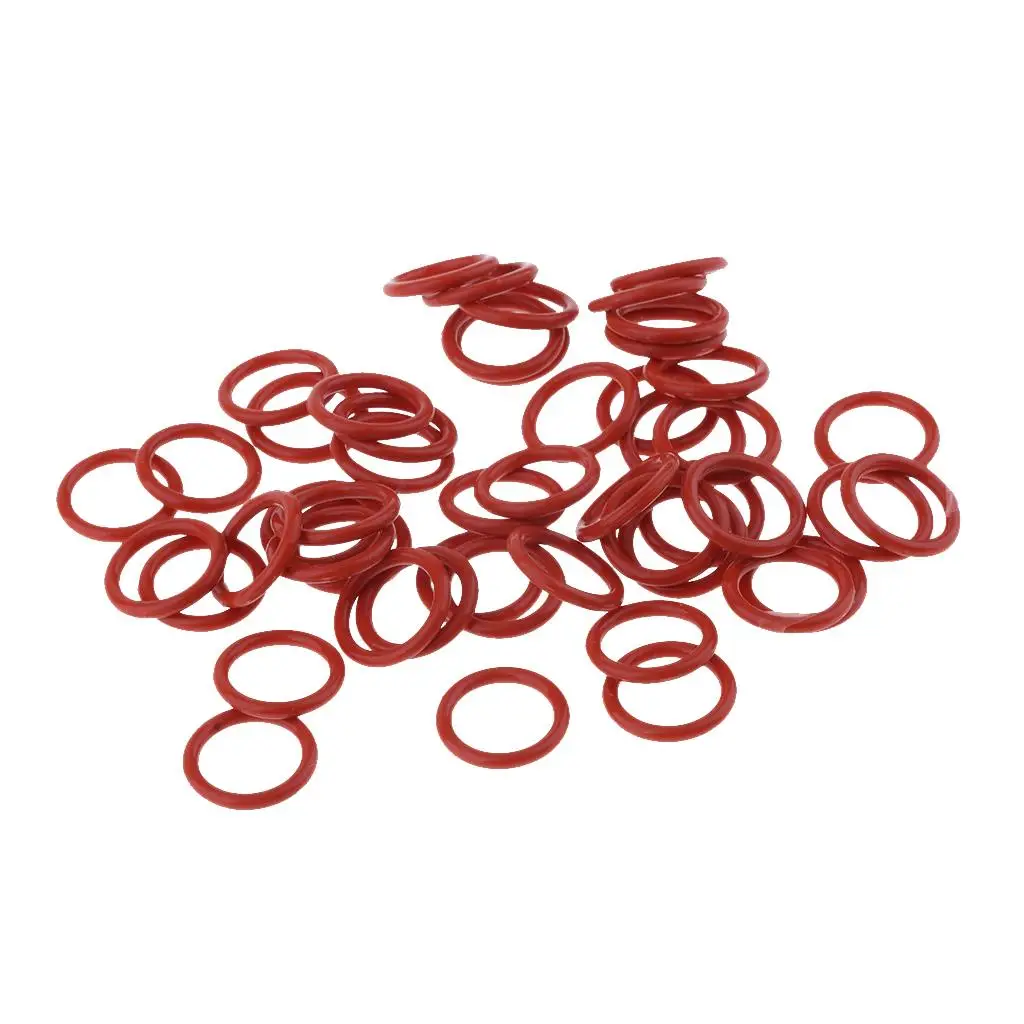 Orange Color Oil Drain Plug Rubber 11105 O-Ring for , 50 Pieces Pack