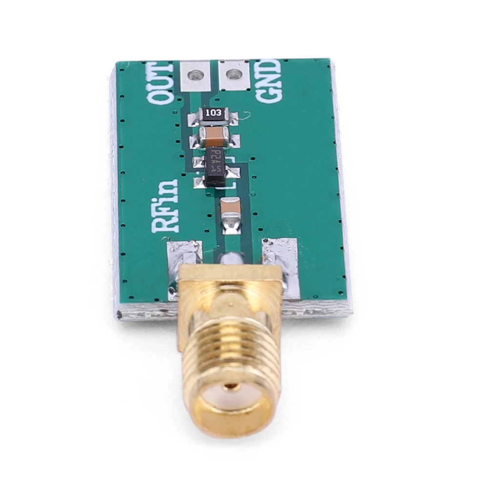 RF AM FM Amplitude Detection Board 0.1-3200MHz Discharge Detector Module 20dBm RF Power Detector R=10K C=1nF RF Envelope Sensor