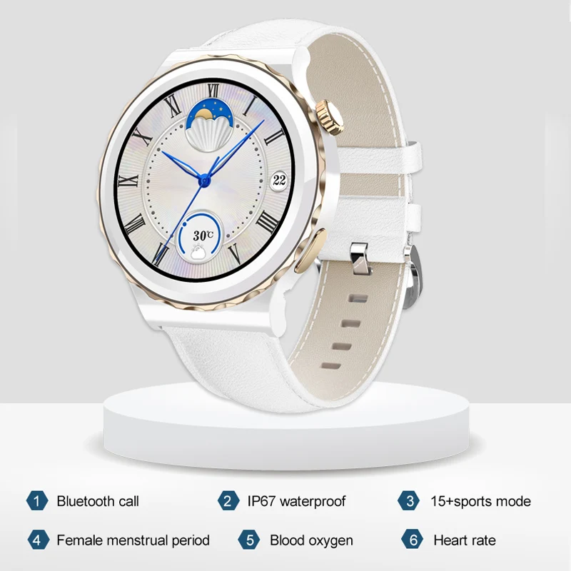 Smart watches for women 2023 Waterproof IP67 Multiple dials Female physiological cycle blood oxygen reloj inteligente para mujer