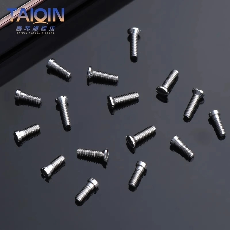 Per viti per orologi Cartier Santos Viti anteriori quadrante Santos100 e viti per coperchio inferiore Parti di riparazione per orologi da uomo e da donna