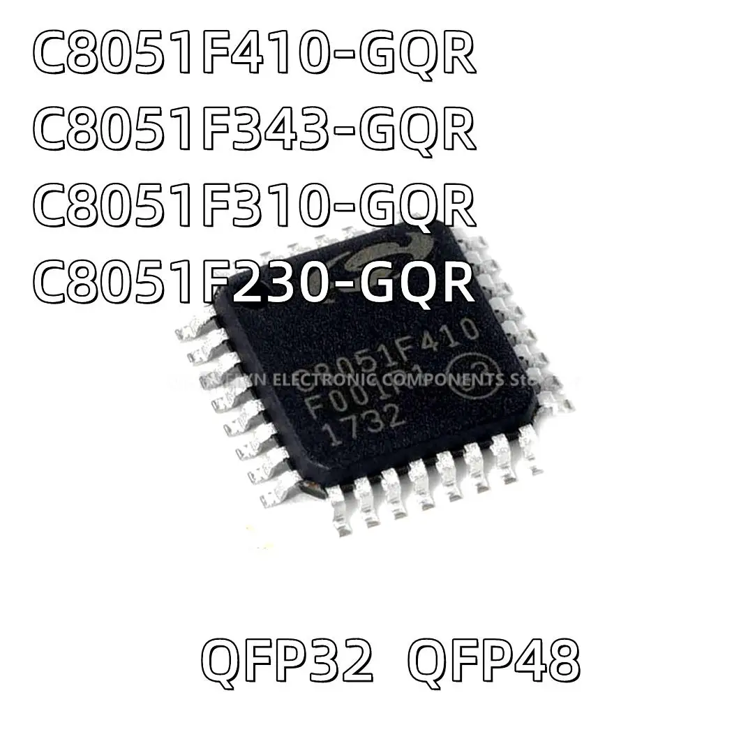 5Pcs/lot C8051F410-GQR   C8051F343-GQR  C8051F310-GQR  QFP32 C8051F230-GQR QFP48