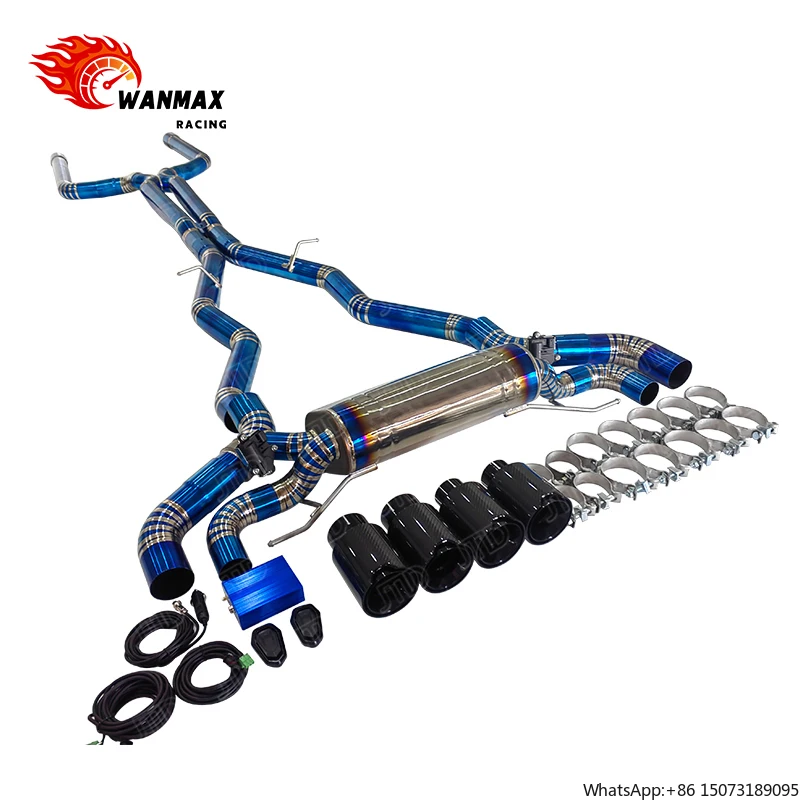 

Высокопроизводительная выхлопная система Catback из титанового сплава для F90 M5 без OPF