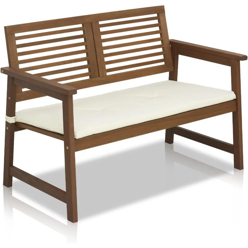 

Furinno FG161167 Tioman Hardwood Outdoor Bench in Teak Oil, Natural