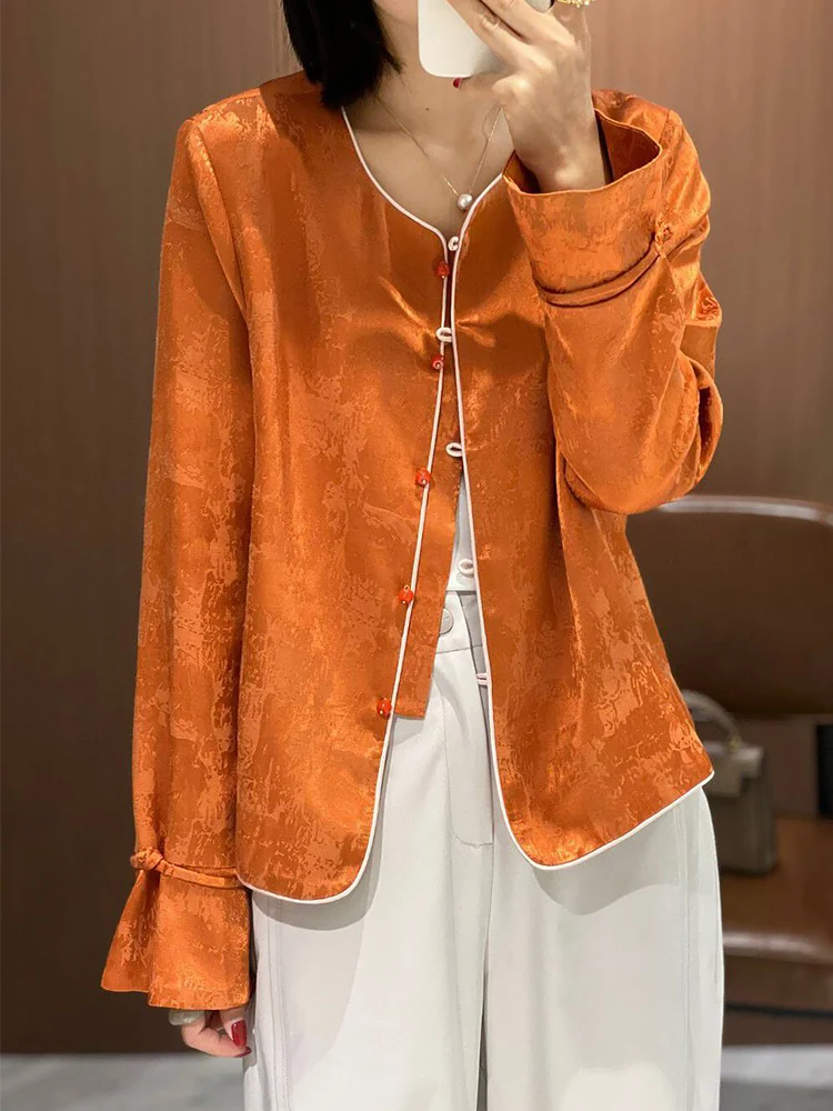 

Новая китайская круглая тонкая верхняя одежда с вышивкой Ne, женская дизайнерская праздничная новогодняя одежда, костюм Тан, топ, весенний сезон