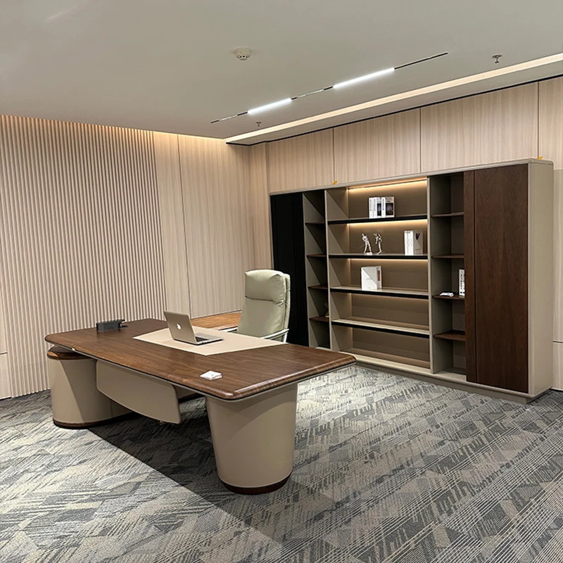 ❀zz Luxury Big Boss Table Desk Design Home  Desk Executive Office Desk Executive Office Furniture^