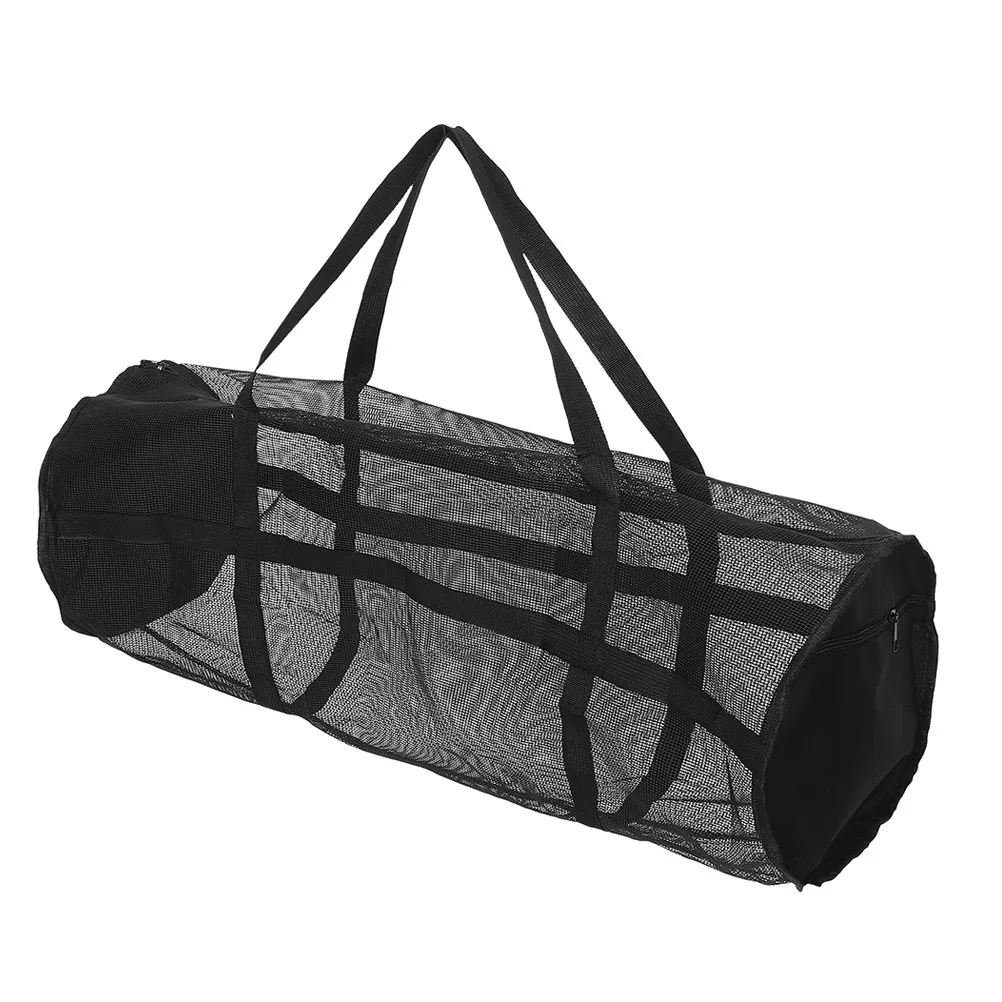 

Basketball Bag for Balls Football Equipment Soccer Backpack Black Juggling Mesh Athletic