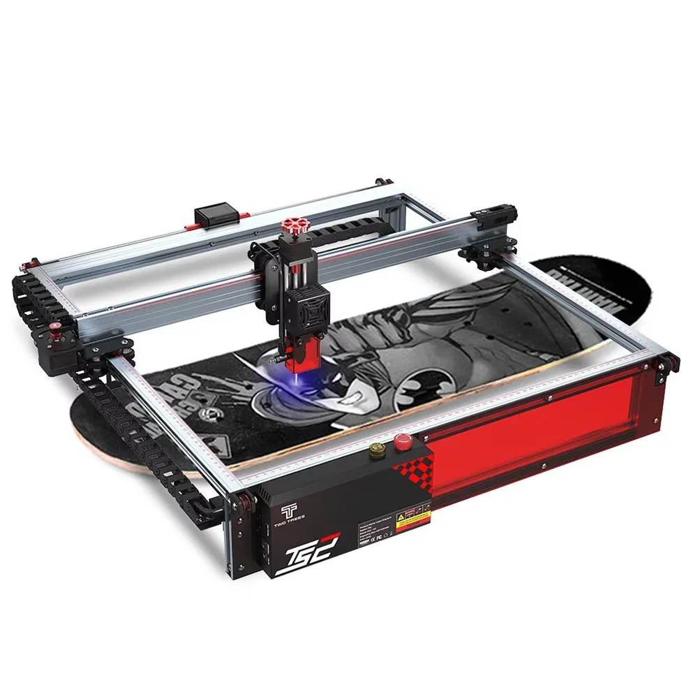 TWO TREES TS2 10W Laser Engraver Cutter, Auto Focus, 32Bit Mainboard, APP Control, 450mm*450mm, 10000mm/min Engraving Speed