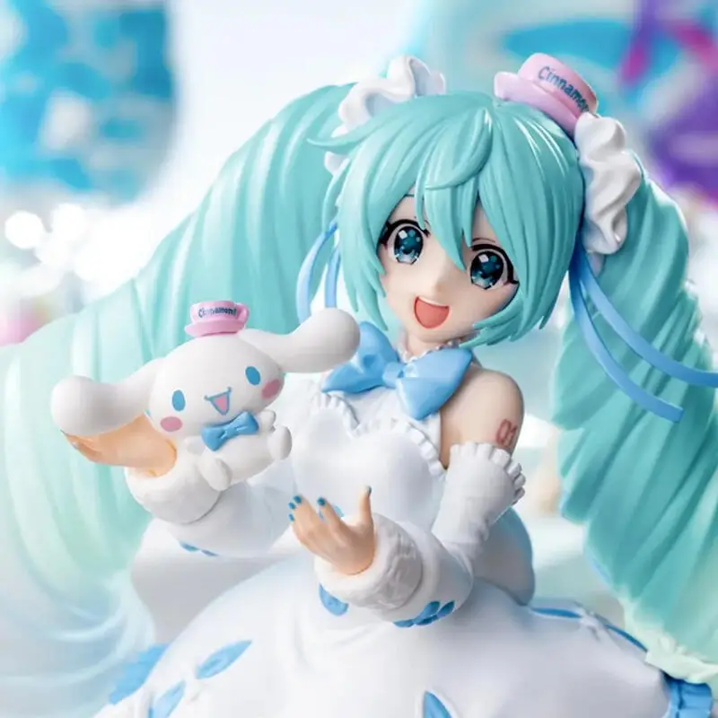 [Original Genuine] In Stock Sega Luminasta Hatsune Miku White Dress Ver PVC The Animation Figure Model Collector Figurine Toys