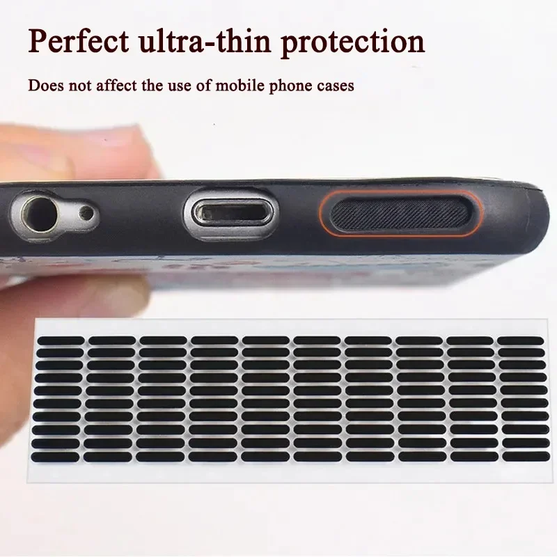 Filet anti-poussière pour téléphone, écouteur, autocollant anti-poussière, accessoires de protection, universel pour iPhone Samsung Xiaomi Redmi Huawei