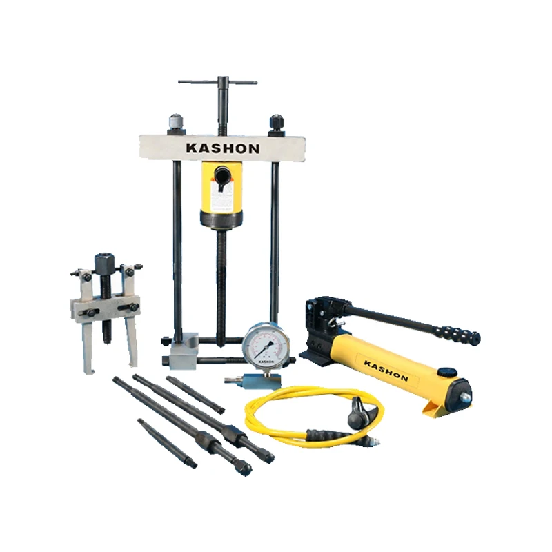 BHP-1752 8 Ton Industrial Hydraulic Tools Kit Set Extractor Wheel Removal Machine with Three Jaw Hand Master Puller Tensioner