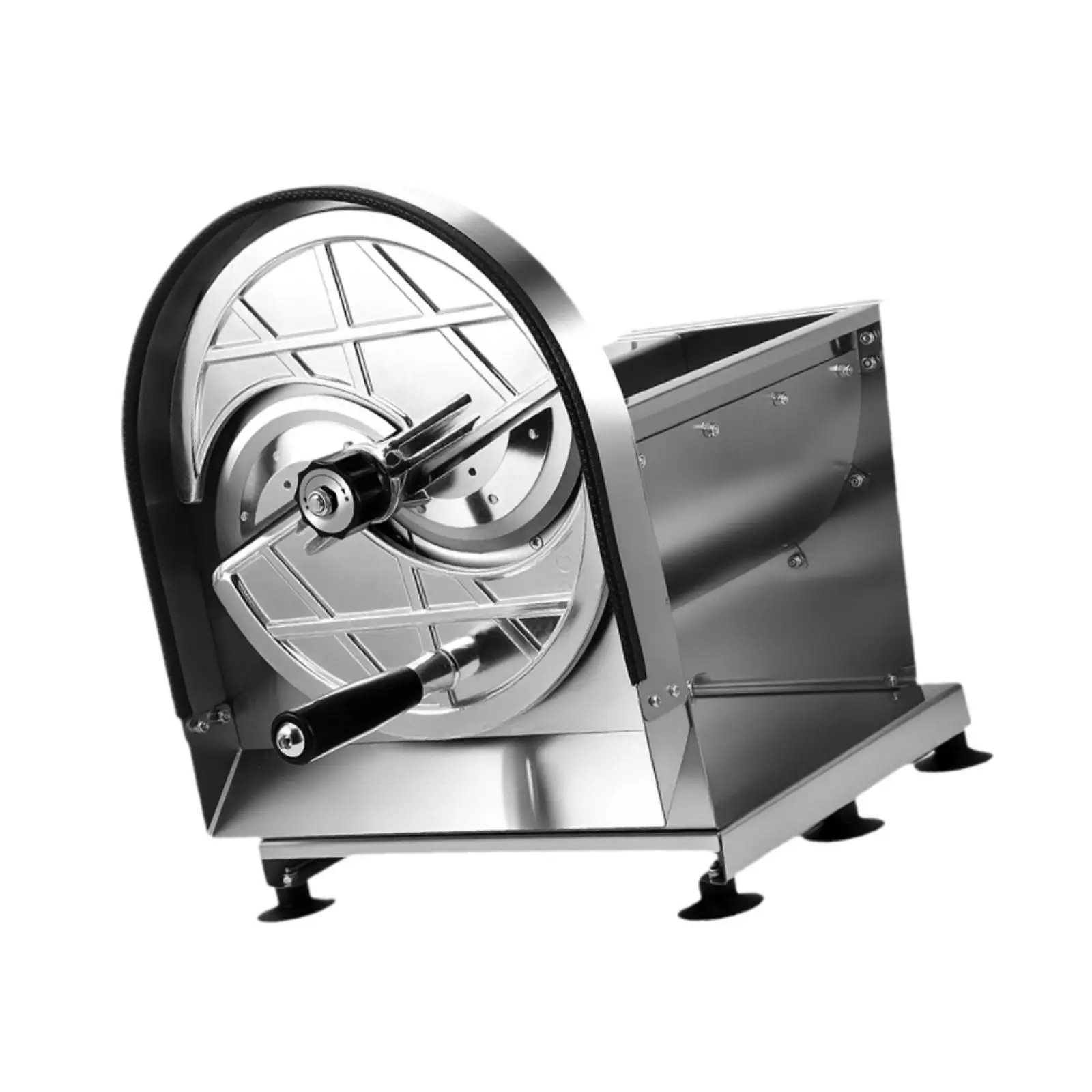 Large Fruit Slicer Manual Potato Cutter Adjustable Thickness Vegetable Shredder Machine for Kitchen Restaurant Use