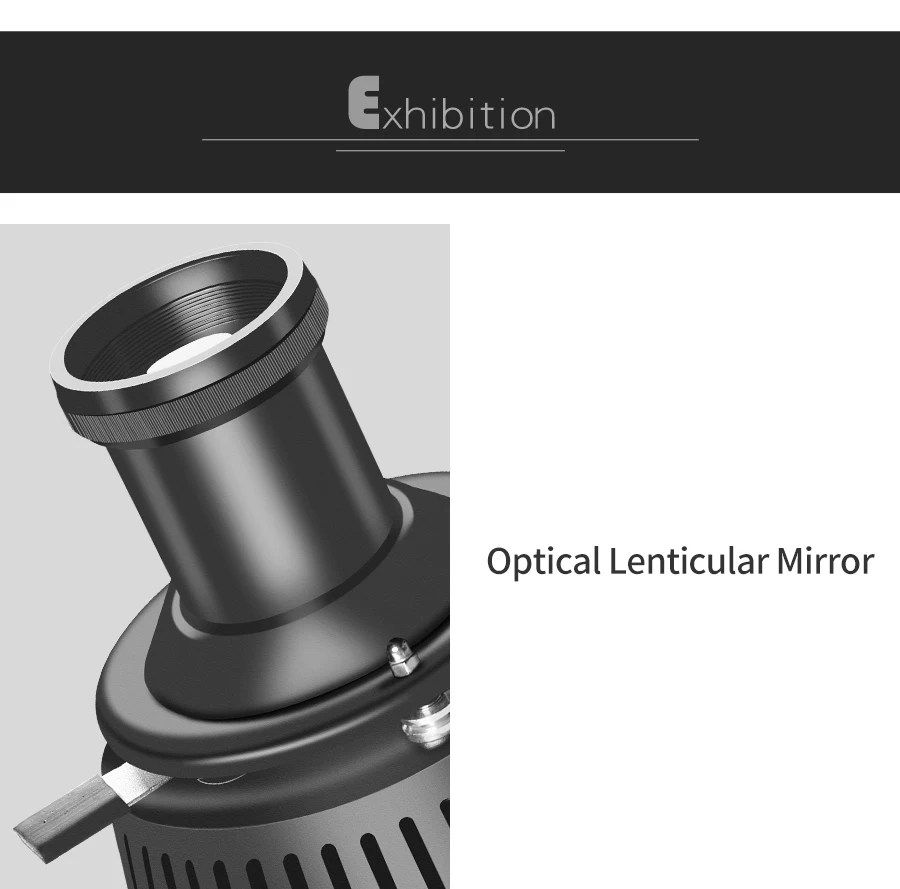 Ambitful AL20 Fotografie-Projektor-Aufsatz, Scheinwerfer, konischer Snoot, optischer Kondensator für Mini Bowens Godox Zhiyun INKEE – Detail 38