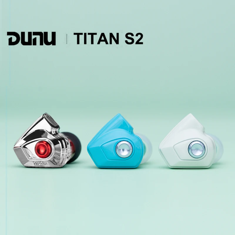 DUNU TITAN S2 HlFl-Dynamic Driver In-Ear-Kopfhörer Hi-Res Audio-Ohrhörer 0,78 mm 3,5 mm 4,4 mm Q-Lock austauschbarer Stecker TITANs 2