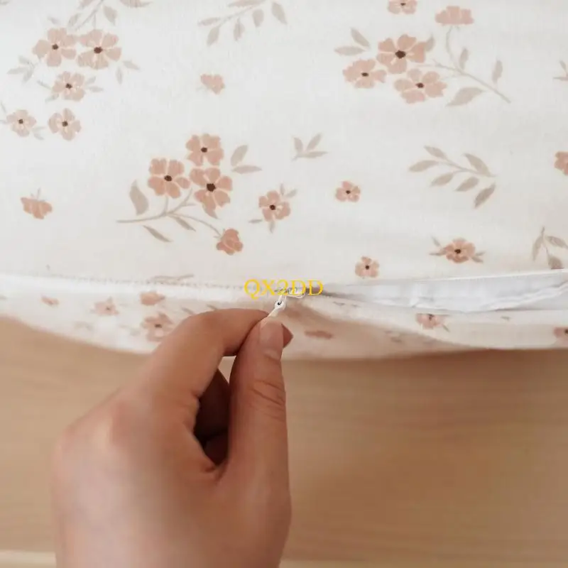 Upgrades Baby Nursing Pillow Covers Comfortable Case Set Of 2 for Easy Cleaning