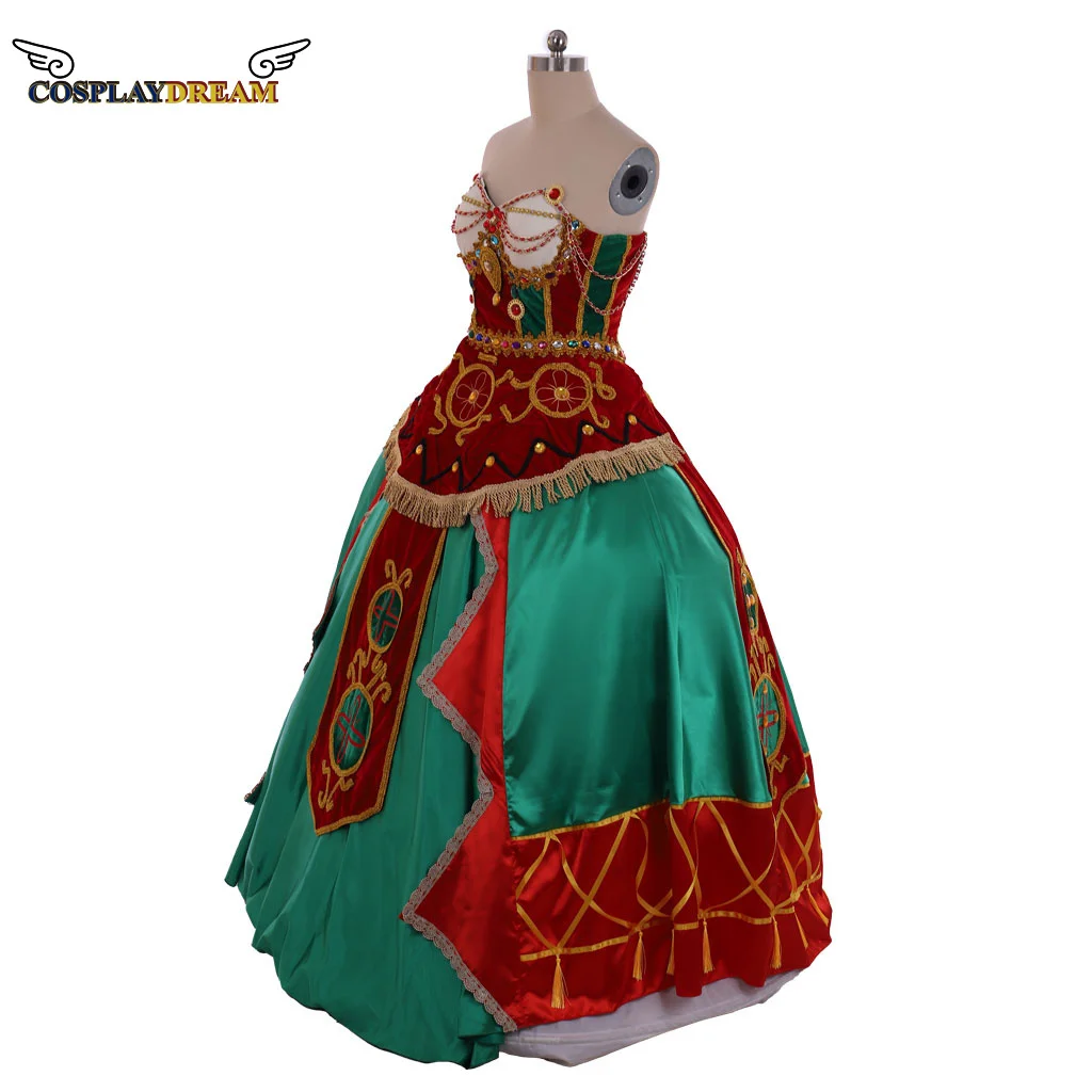 Musical The Phantom of the Opera Christine Daae Cosplay Costume Ball Gown Christine Daae Prom Dress Slave Girl Stage Dress