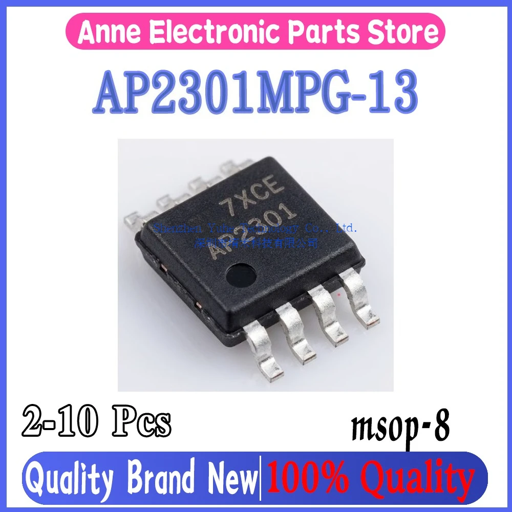(2-10piece)100% New AP2301 AP2301MPG AP2301MPG-13 msop-8 Chipset