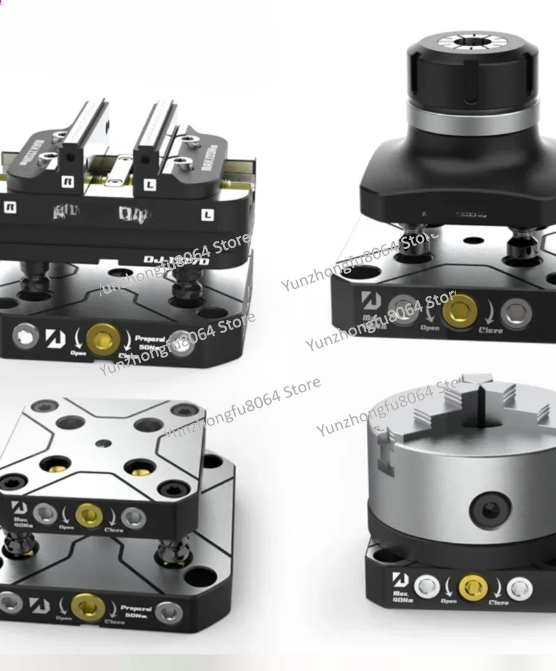 

Четыре или пятиосевые Самоцентрирующиеся тиски с зажимом могут быть совпадать с четырехосевым L-образным блочным мостом быстрой смены с Нулевой точкой