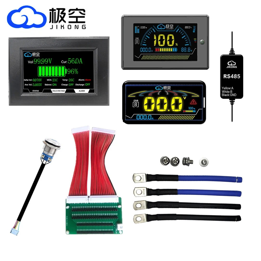 JK BMS RS485 Intelligent Display 2.3 3.2 4.3 LCD Switch Intelligent Protection Board Intelligent Balancer JIKONG BMS Accessories