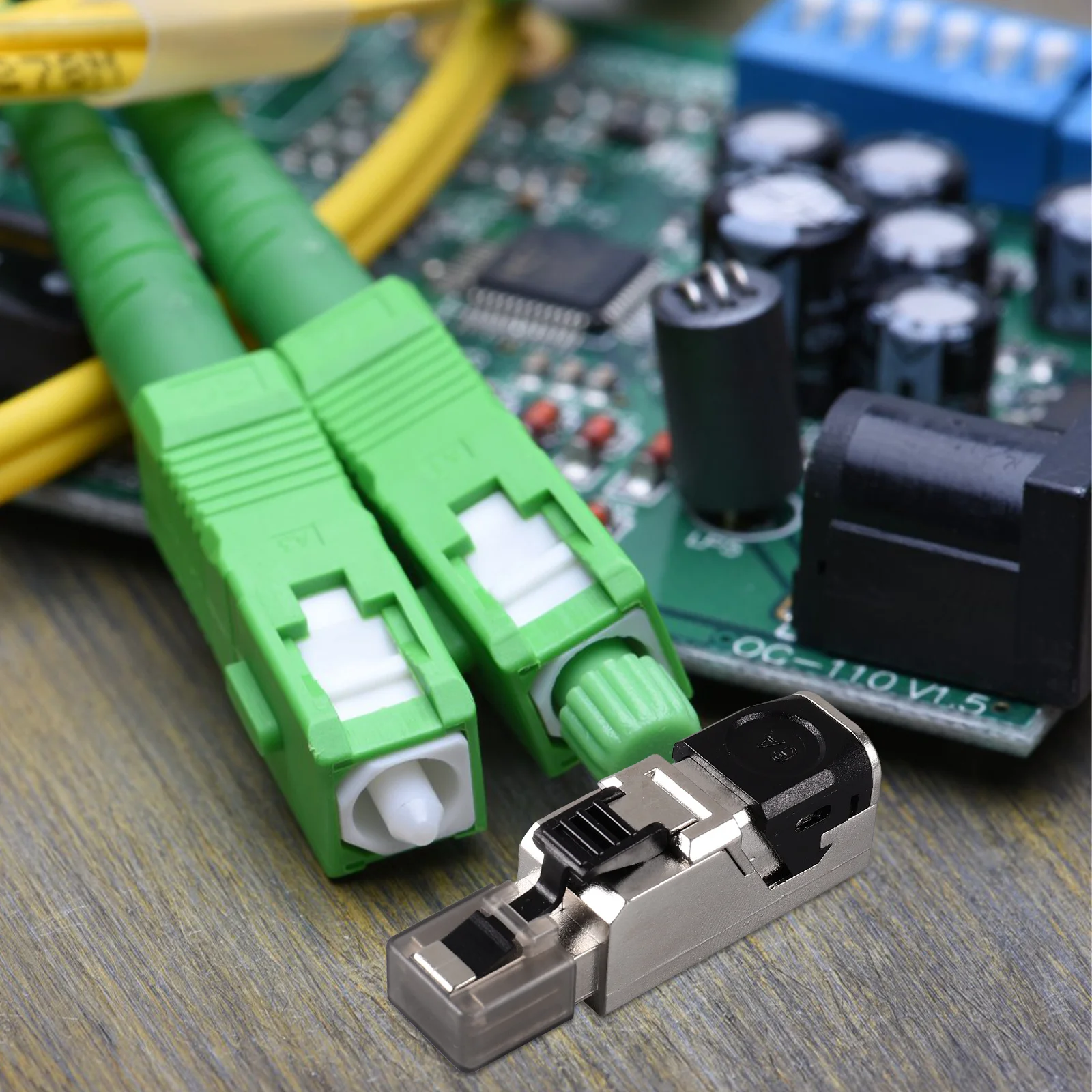 

Shielded Connector Pass Through Modular Plug Cat 6a Network Plug Ethernet Cable End Crimp Durable Bend Resistant