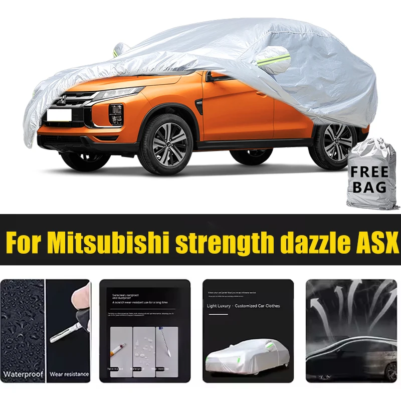 

For Mitsubishi Strength Dazzle ASX Car Cover Outdoor Protection Covers Snow Sunshade Waterproof Dustproof Car Accessories