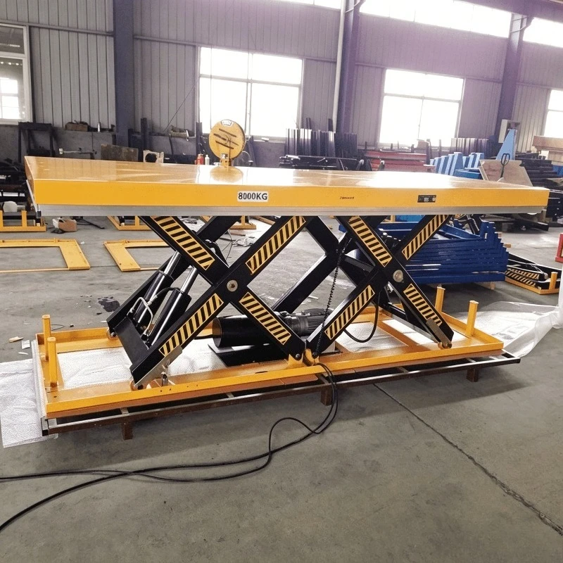 Mobile Hydraulic Scissor Lift Platform Electric Lifting Loading Unloading Elevator Dock Handling Equipment