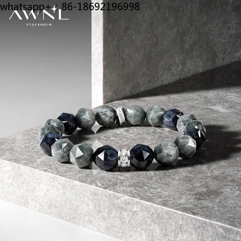 Flying Eagle Eagle Eye Stone Bracelet Men's Niche Design Trendy Cool Bracelet