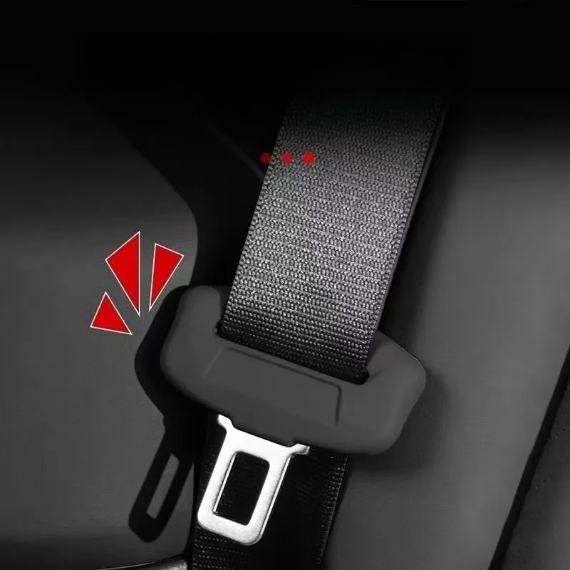 Car Seat Belt Buckle Protector Cover Anti-scratch Silent Dust Sleeve Auto Interior Modification Accessories