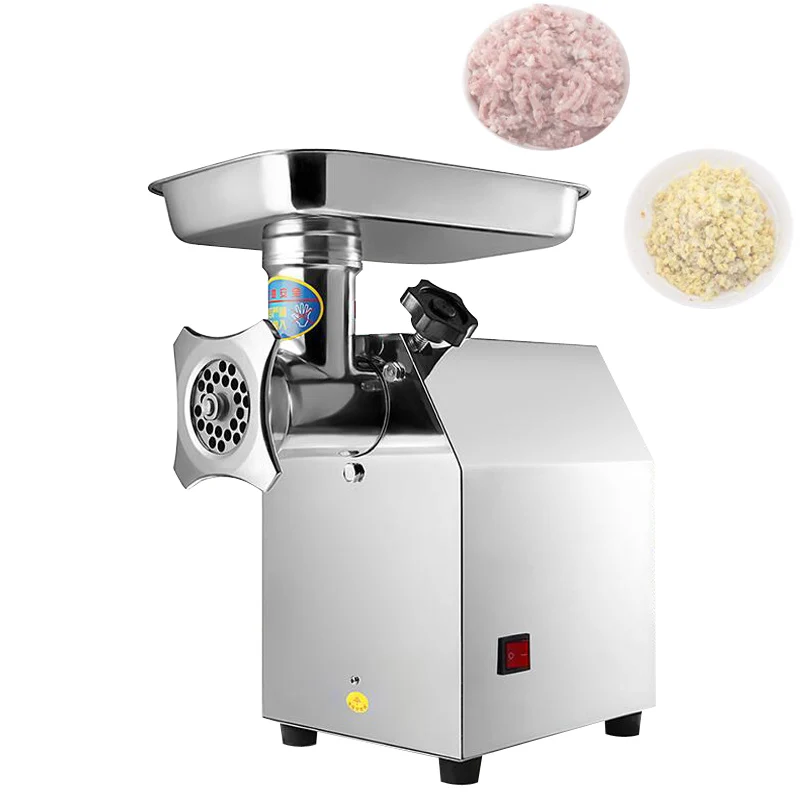 Stainless Steel Meat Grinder Commercial Electric Meat Filling Stuffing Meat Automatic Household Stainless Steel Sausage Machine