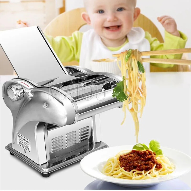 JCD-5 Electric Noodle Making Pasta Maker Dough Roller Noodle Cutting Machine