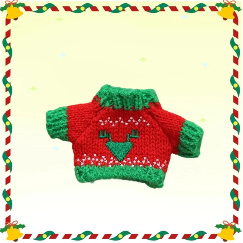 

For 15/17cm Labubu Big into energe Doll Christmas Skirt cape shawl Clothes Outfits for Doll Labubu Clothing Accessories