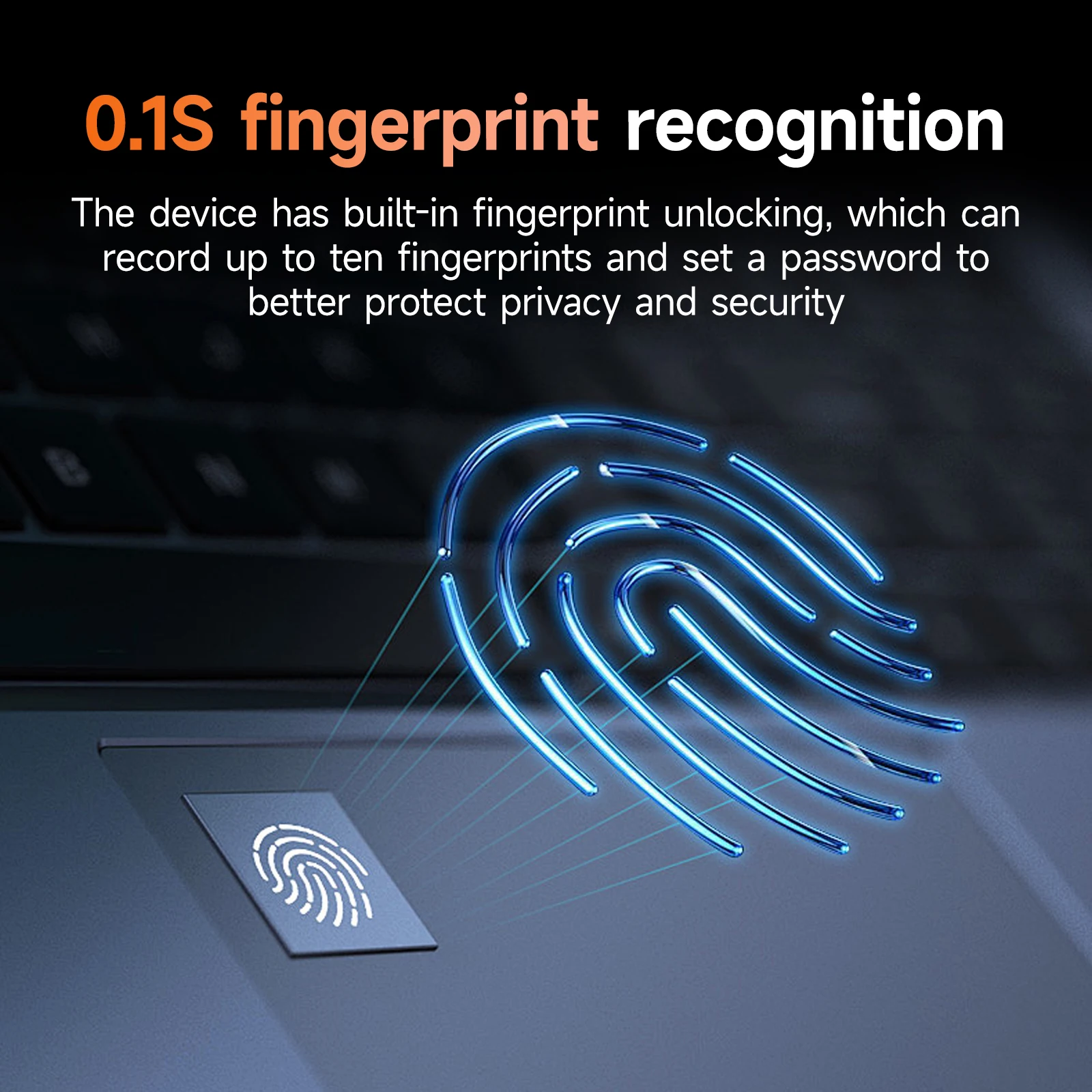 SUXI  MantaBook Pro [Limited-Time Deal] 15.6" Touchpad Fingerprint Laptop | 16GB RAM + 256GB Storage | Intel N5095 Quad-Core