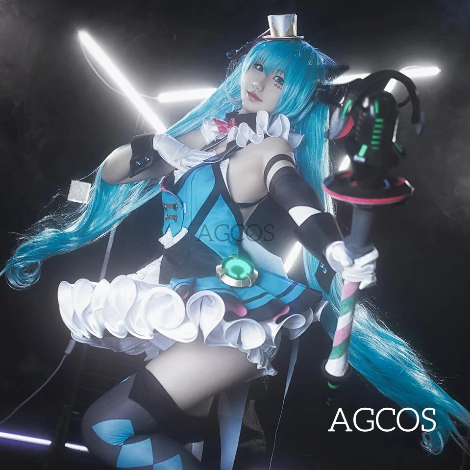 2019-ミククコスプレボーカロイドマジックサーカスミククコスプレ衣装女性ドレスクリスマス衣装セット衣装コスプレ