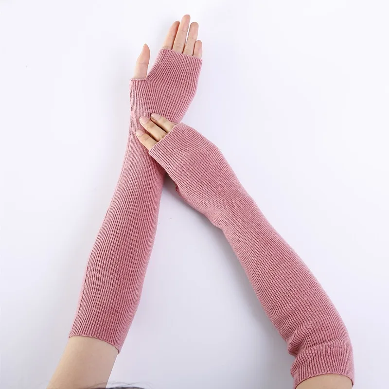 luvas-de-caxemira-rosa-suave-y2k-acessorio-de-inverno-quente-e-macio-para-mulheres-protetor-de-braco-e-luvas-de-meio-dedo-em-trico-da-moda