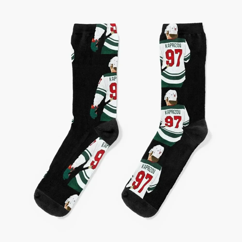 

Kirill Kaprizov 97 Socks halloween floral christmas stocking compression Socks Men Women's