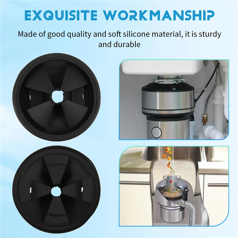 ABBK-2 個シリコン廃棄物ディスポーザー抗飛沫カバー外径 87 ミリメートルインシンセレーター食品廃棄物ディスポーザーに適合